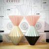 Reusable Conical Coffee Filter Cup for Hand Brewing - Resin Dripper Strainer